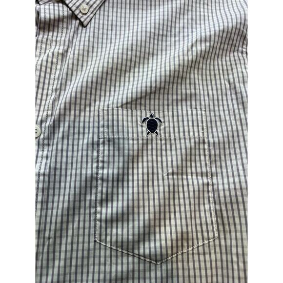 Simply Southern Shirt MENS 2XL XXL Long Sleeve Button Down gray/White‎ - Picture 3 of 6